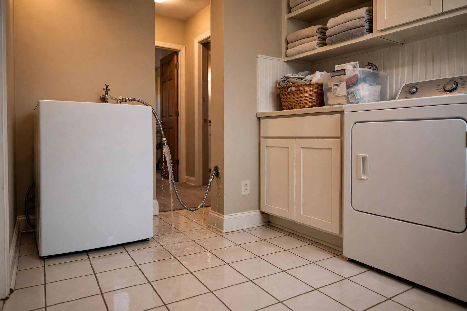 Before photo, Appliance Leak Water Damage in Collington, by Bowie Water Damage Restoration Company
