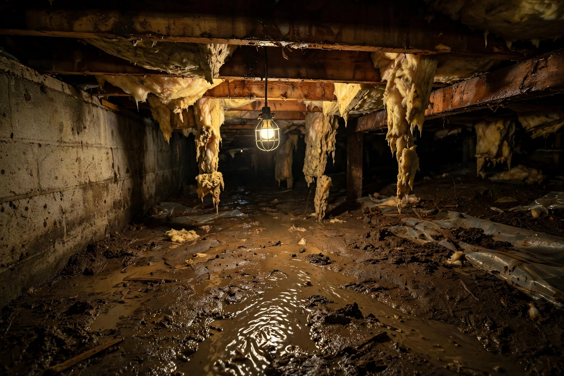 Before photo, Crawl Space Water Damage in Kenhill, by Bowie Water Damage Restoration Company