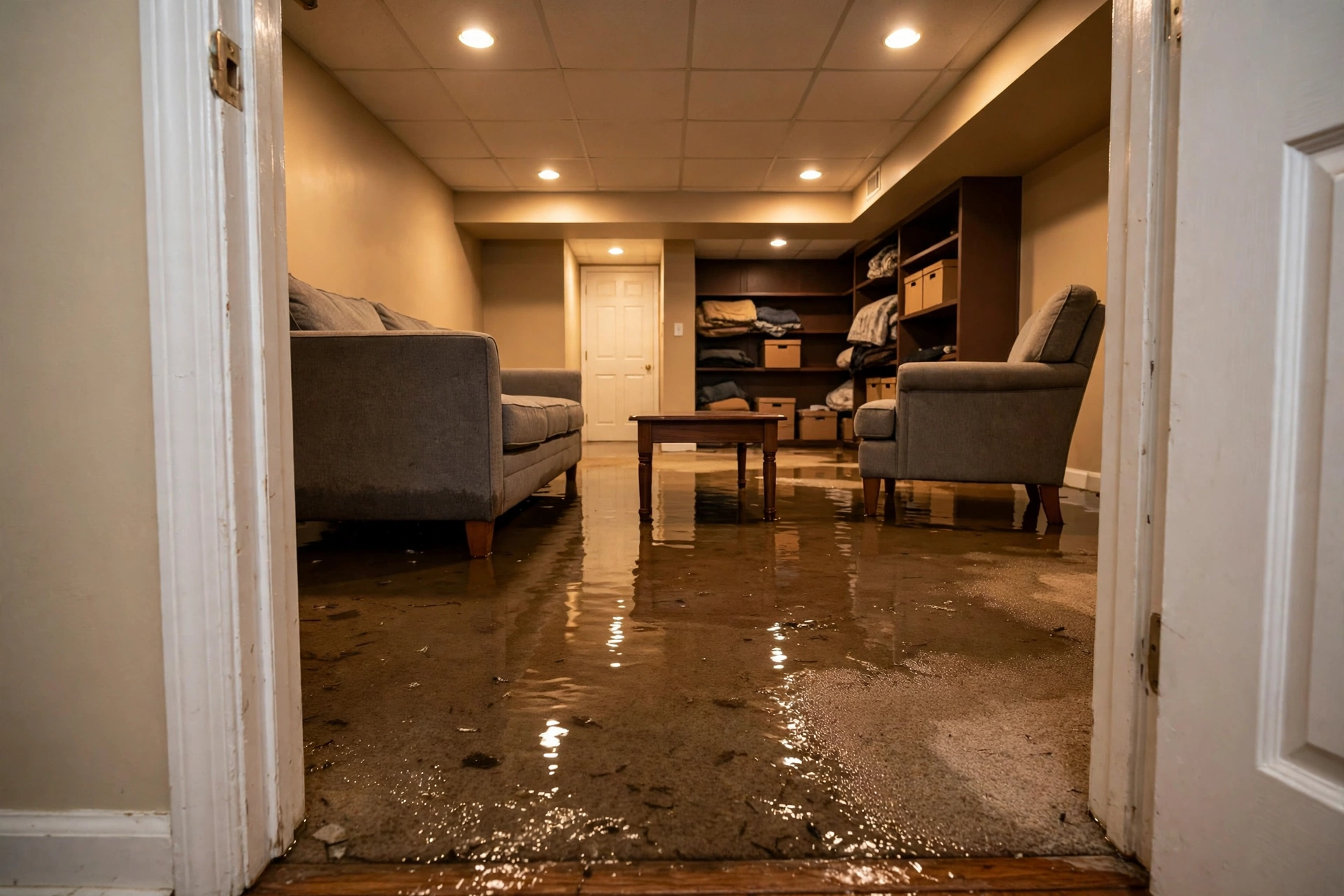 Before photo,  Emergency Water Extraction in Belair, by Bowie Water Damage Restoration Company