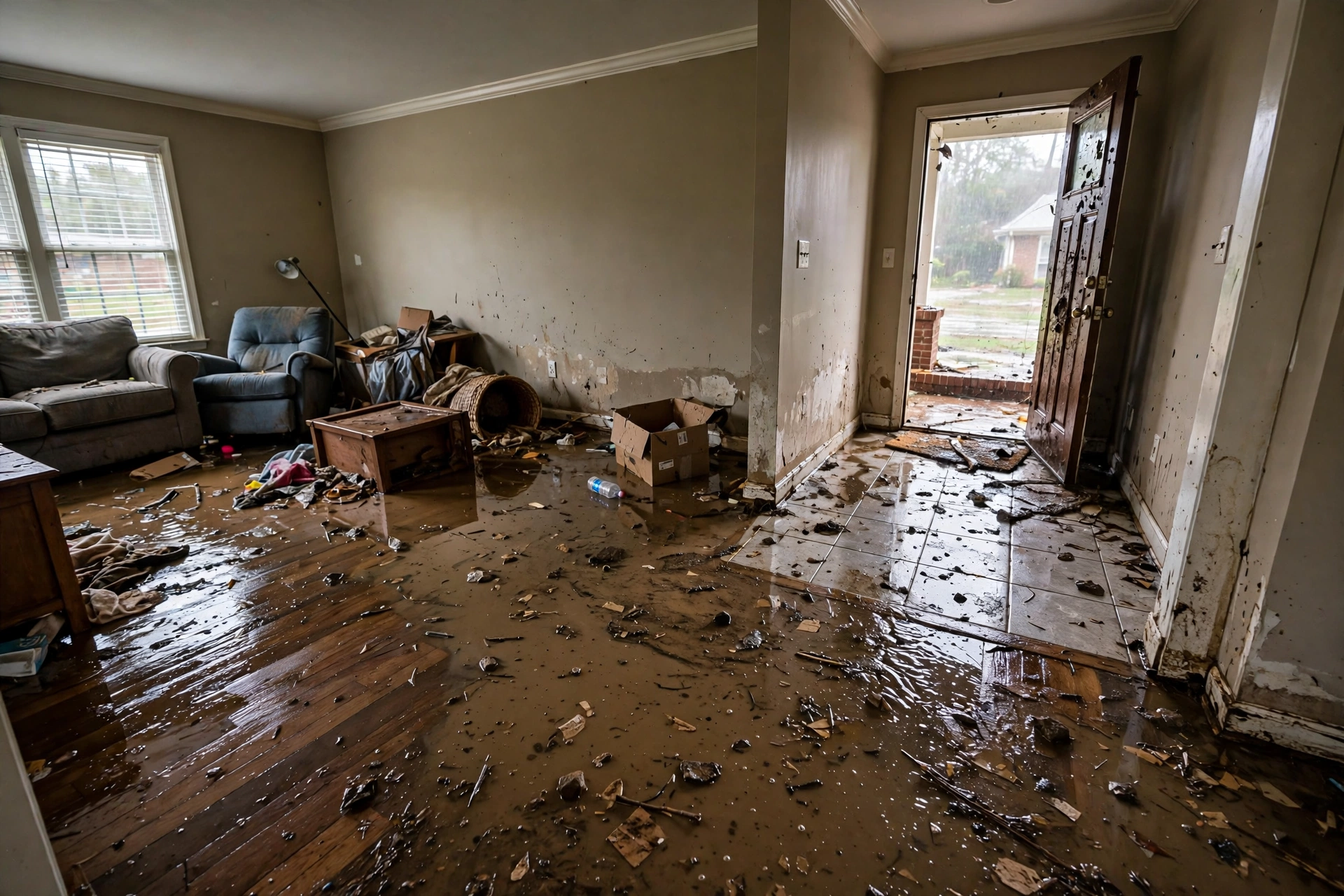 Before photo,  Flood Damage Cleanup in Fairwood, by Bowie Water Damage Restoration Company
