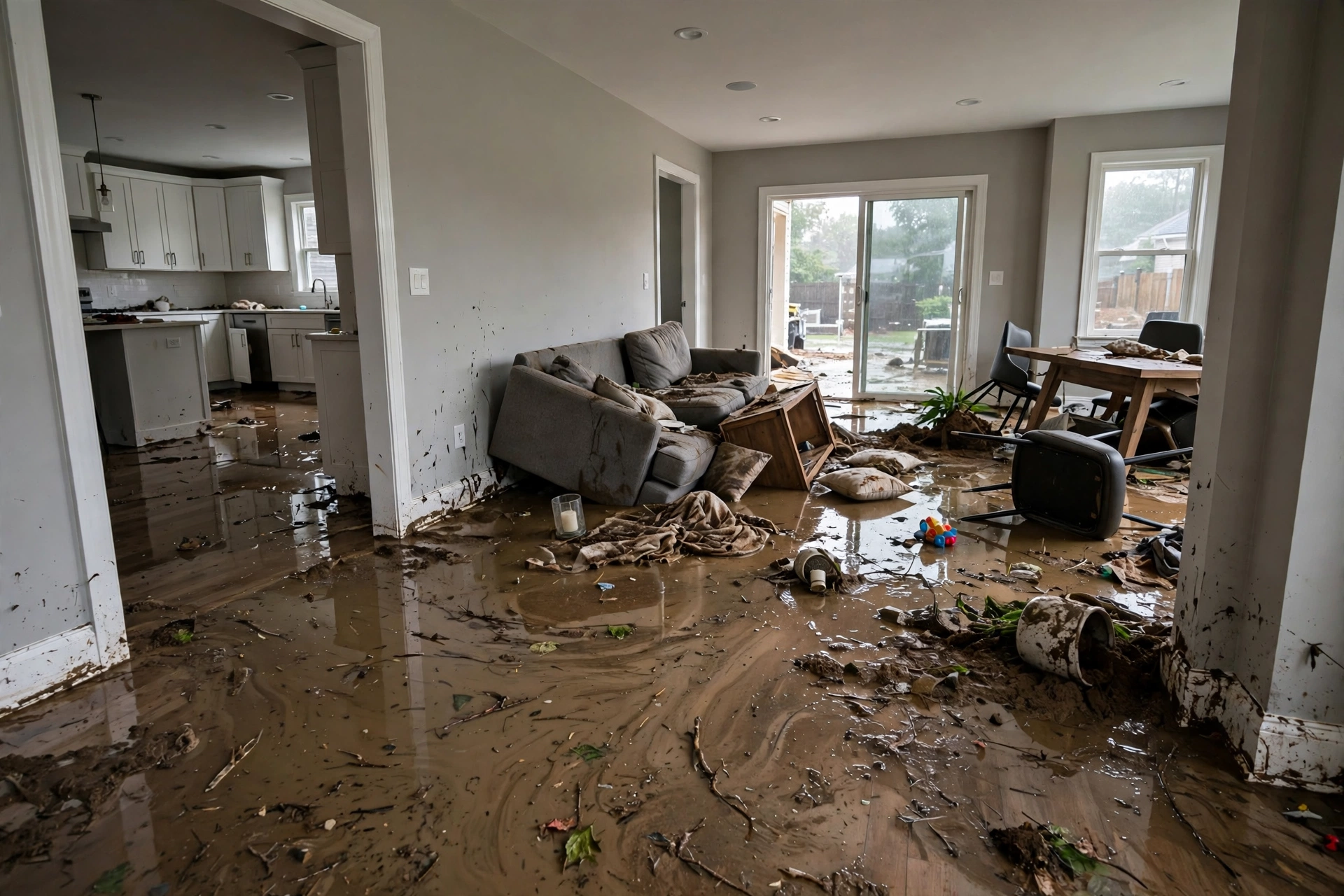 Before photo,  Flood Damage Cleanup in Fairwood, by Bowie Water Damage Restoration Company