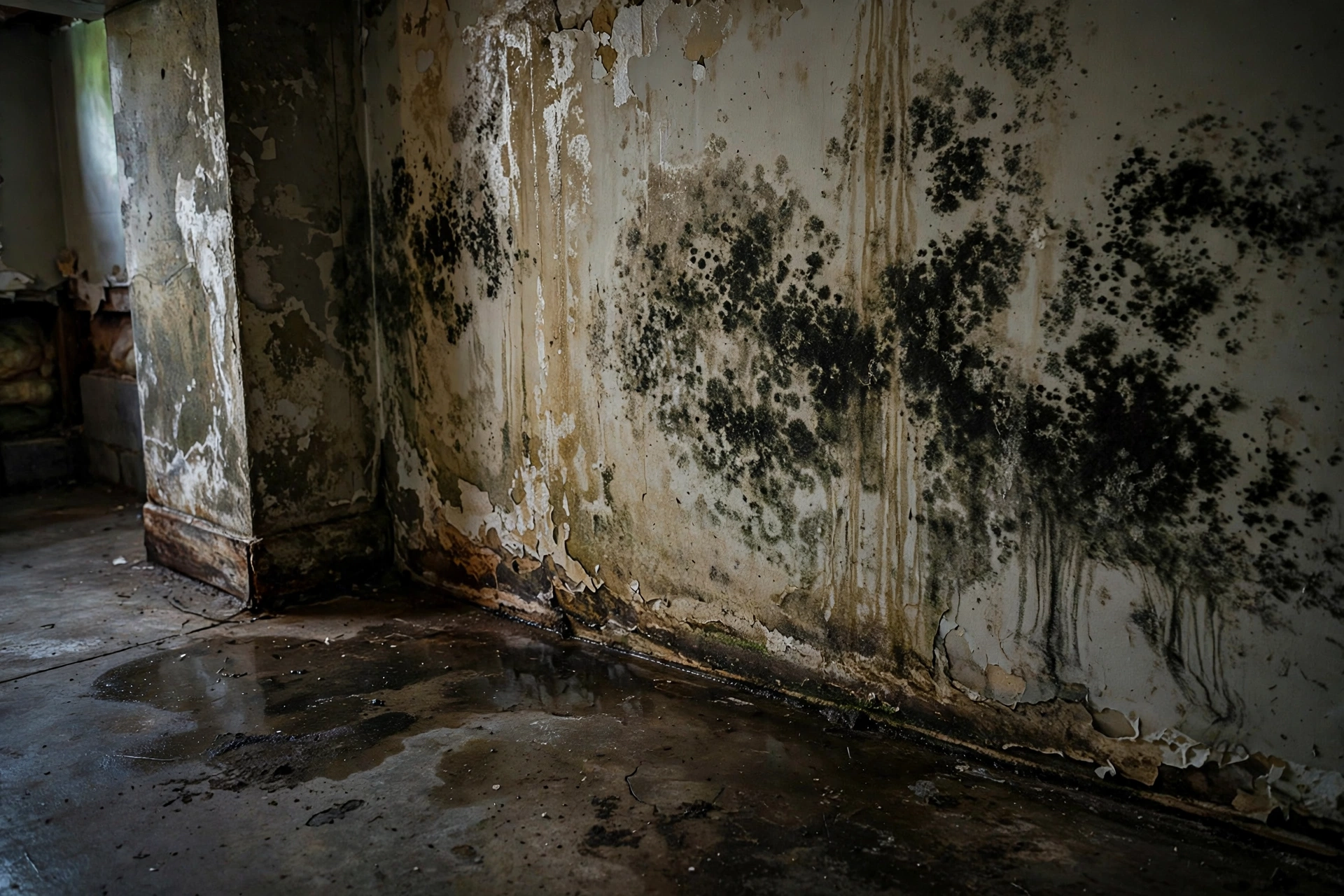 Before photo,  Mold Remediation in Pointer Ridge, by Bowie Water Damage Restoration Company