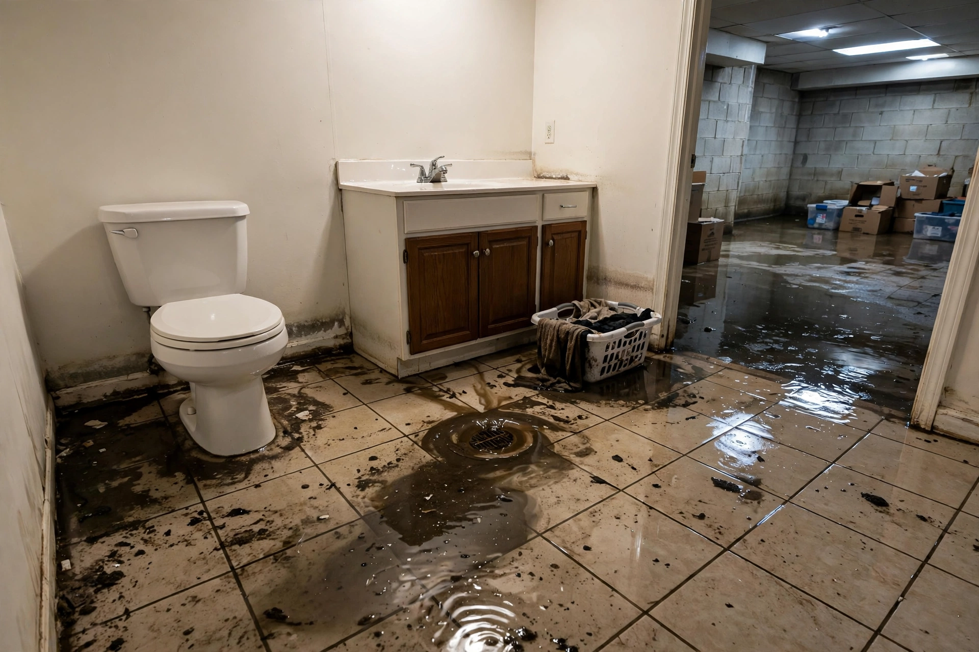 Before photo,  Sewage Cleanup in Heather Hills, by Bowie Water Damage Restoration Company