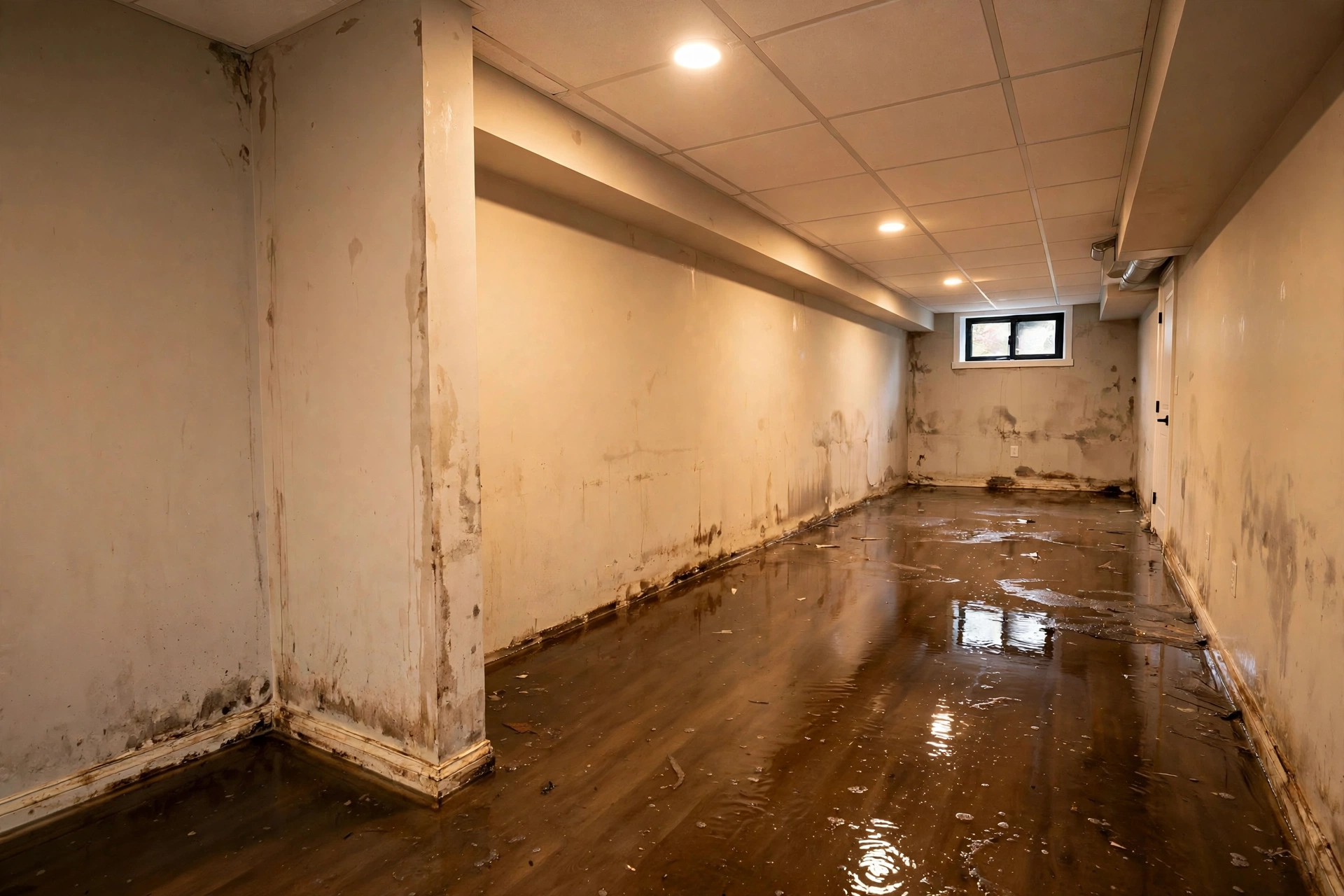 Before photo,  Structural Drying and Dehumidification in Woodmore, by Bowie Water Damage Restoration Company